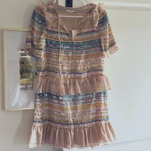 Tularosa Mason Dress XS Pink Multi